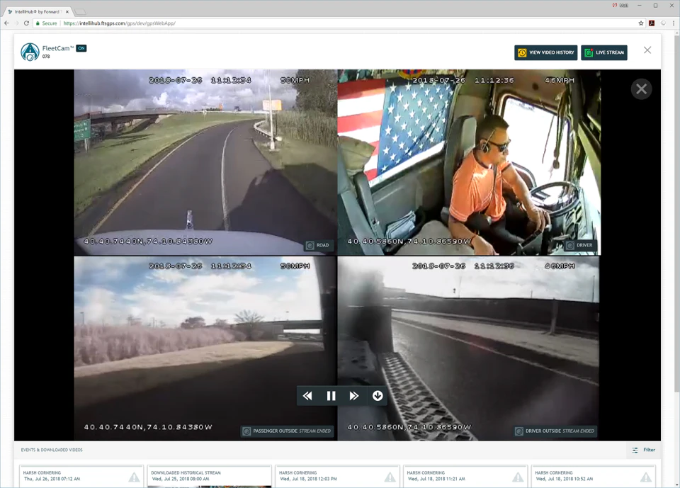 screenshot of Forward Thinking GPS